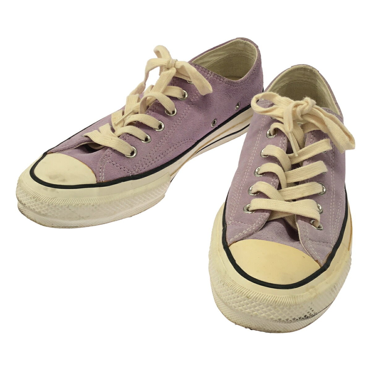 CONVERSE ADDICT コンバースアディクト CHUCK TAYLOR SUEDE OX ファスナー仕立て屋 ローカットスエード スニーカー 1CL691 パープル 26.5珊 【中古】 ITX9RVI88NR4