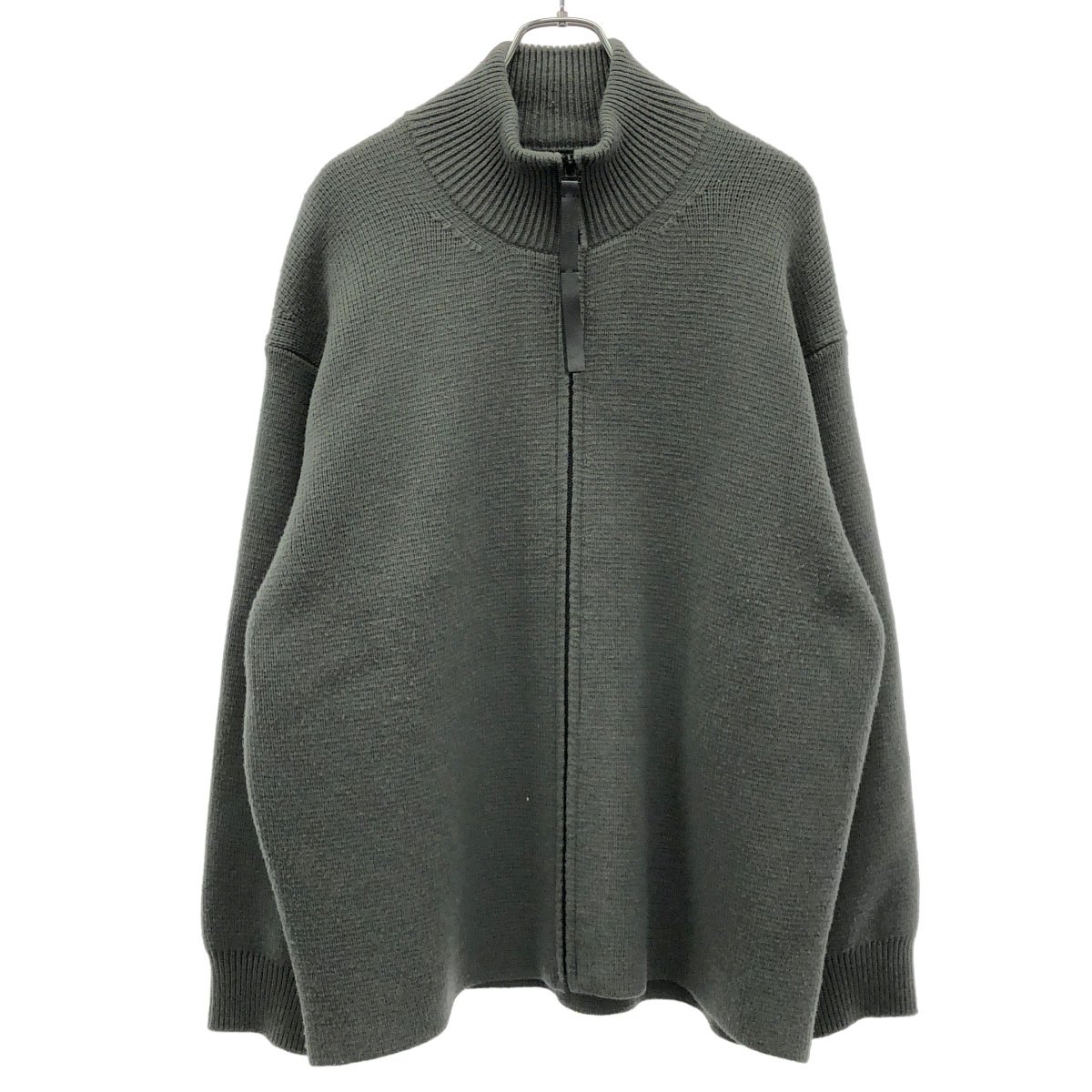 N.HOOLYWOOD エヌハリウッド 22AW ドライバーズニットセーター 2222-KT01-031 濃灰色 38 【中古】 ITBCQ9MY91H6
