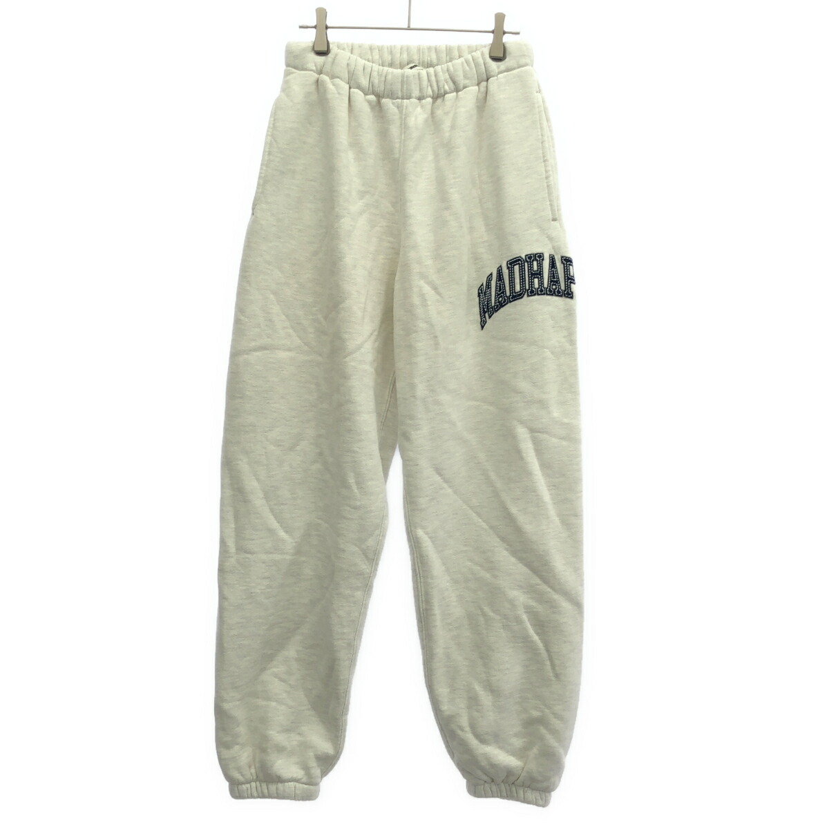 Madhappy マッドハッピー Campus Fleece Sweat pant スウェットパンツ UK14006103-ASH-S 白いこと S 【中古】 ITZNG1KZMS76