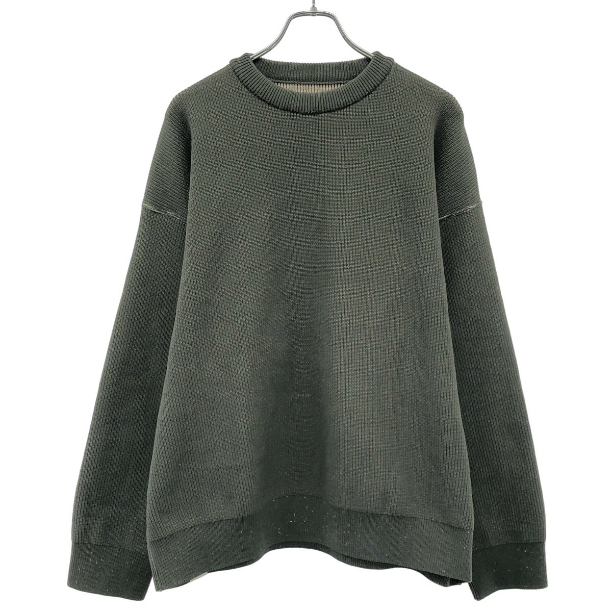 N.HOOLYWOOD エヌハリウッド 25AW 編み物プルオーバー 9252-KT02-016 カーキ 38 【中古】 ITCXEFQTJUR6