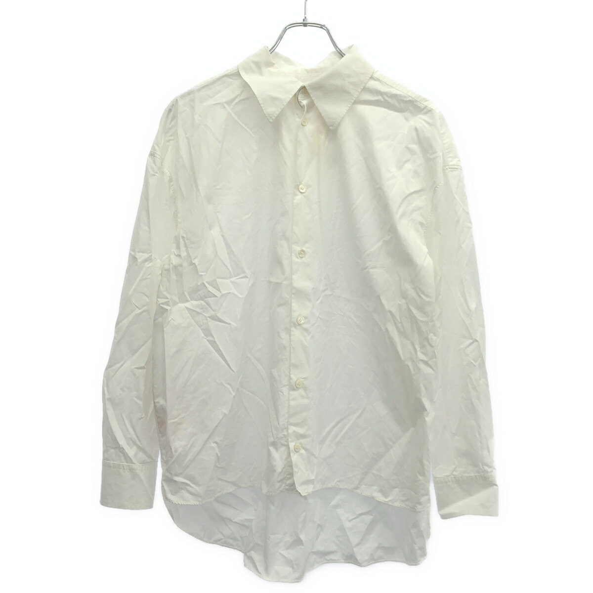 MARNI マルニ 24AW バックギャザーロングスリーブワイドシャツ CAMA0593UD 白いこと 42 【中古】 IT9JFZPIMR2W