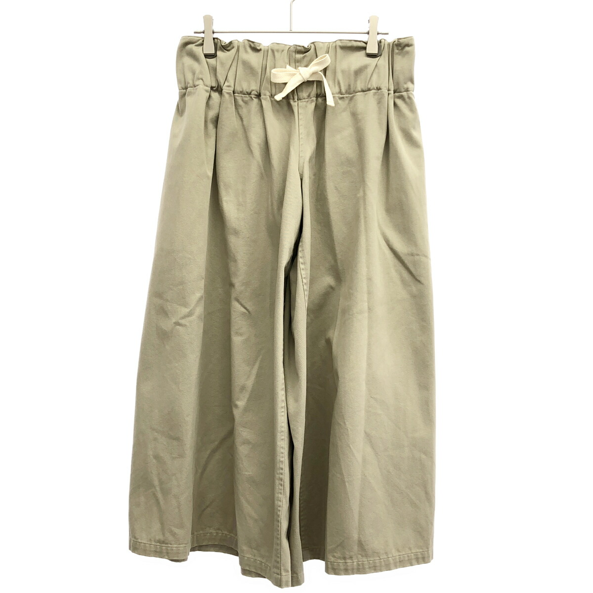 Y\u0027s Red Label ワイズ 赤いこと付け紙 ワイドチノパンツ YL-P62-055 ベージュ 1 【中古】 ITW2KRODBHEW