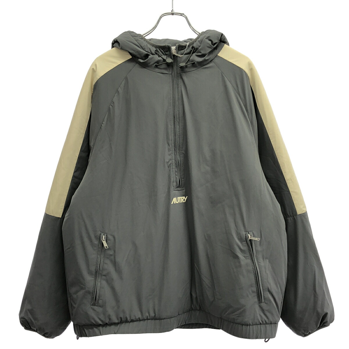 AUTRY オートリー パファーアノラックパーカー ANPX46DL 薄墨色 L 【中古】 IT5JY0CX4LV8