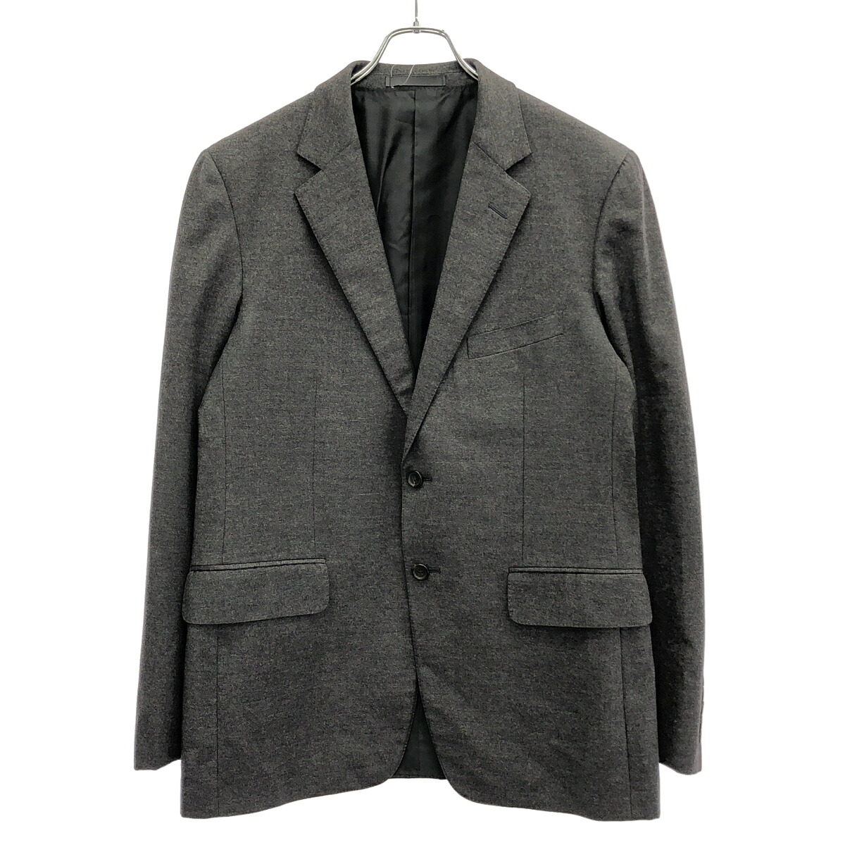 GUCCI グッチ 羊毛カシミール2B上衣\u0026スラックスズボン下 セットアップ背広 21W2F1 薄墨色 50 【中古】 ITC8V7YKQMOE