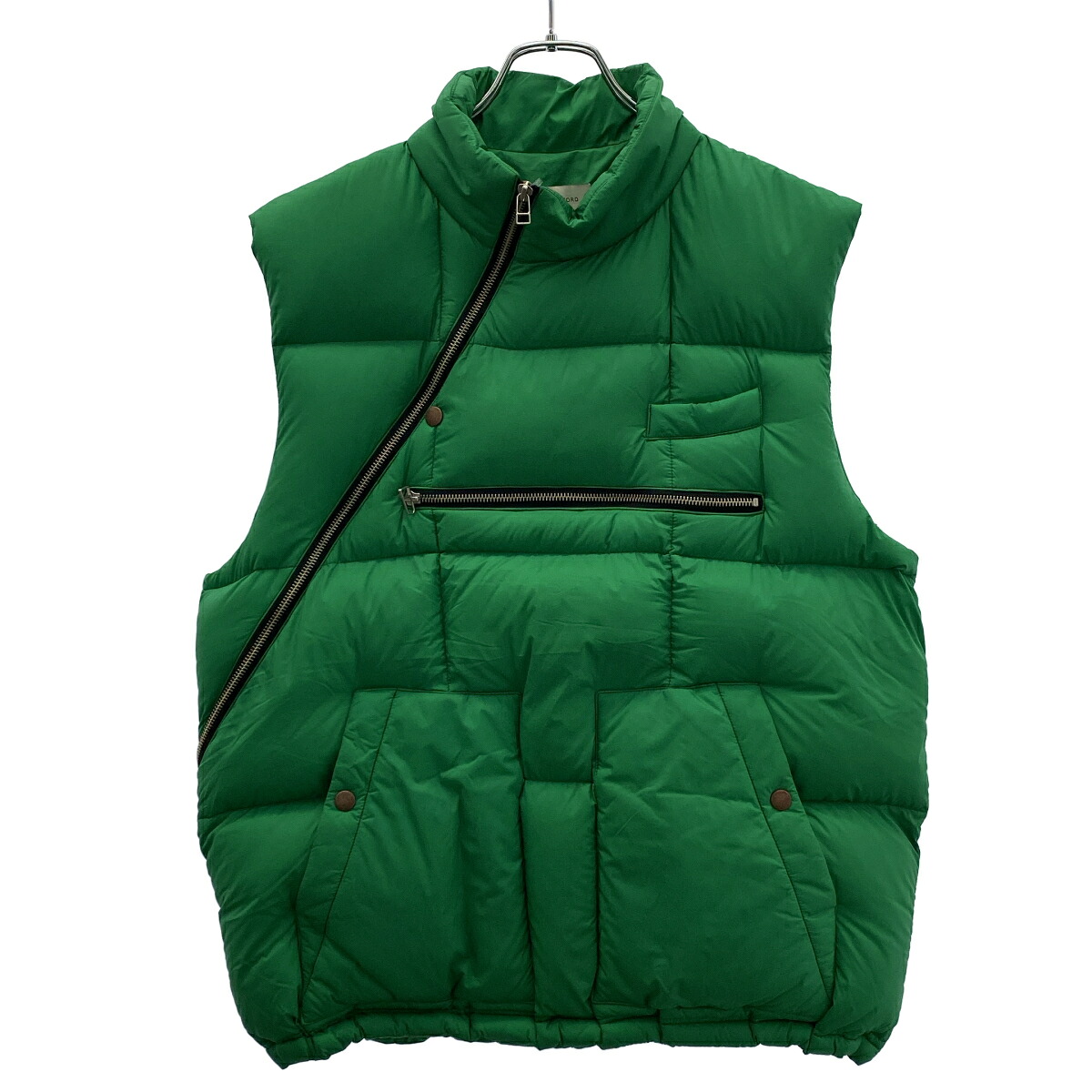 BED J.W. FORD ベッドフォード 23AW プルオーバーダウンベスト グリーン 2 【中古】 ITU6BAQ2UOZC｜MODESCAPE 店 29,948円