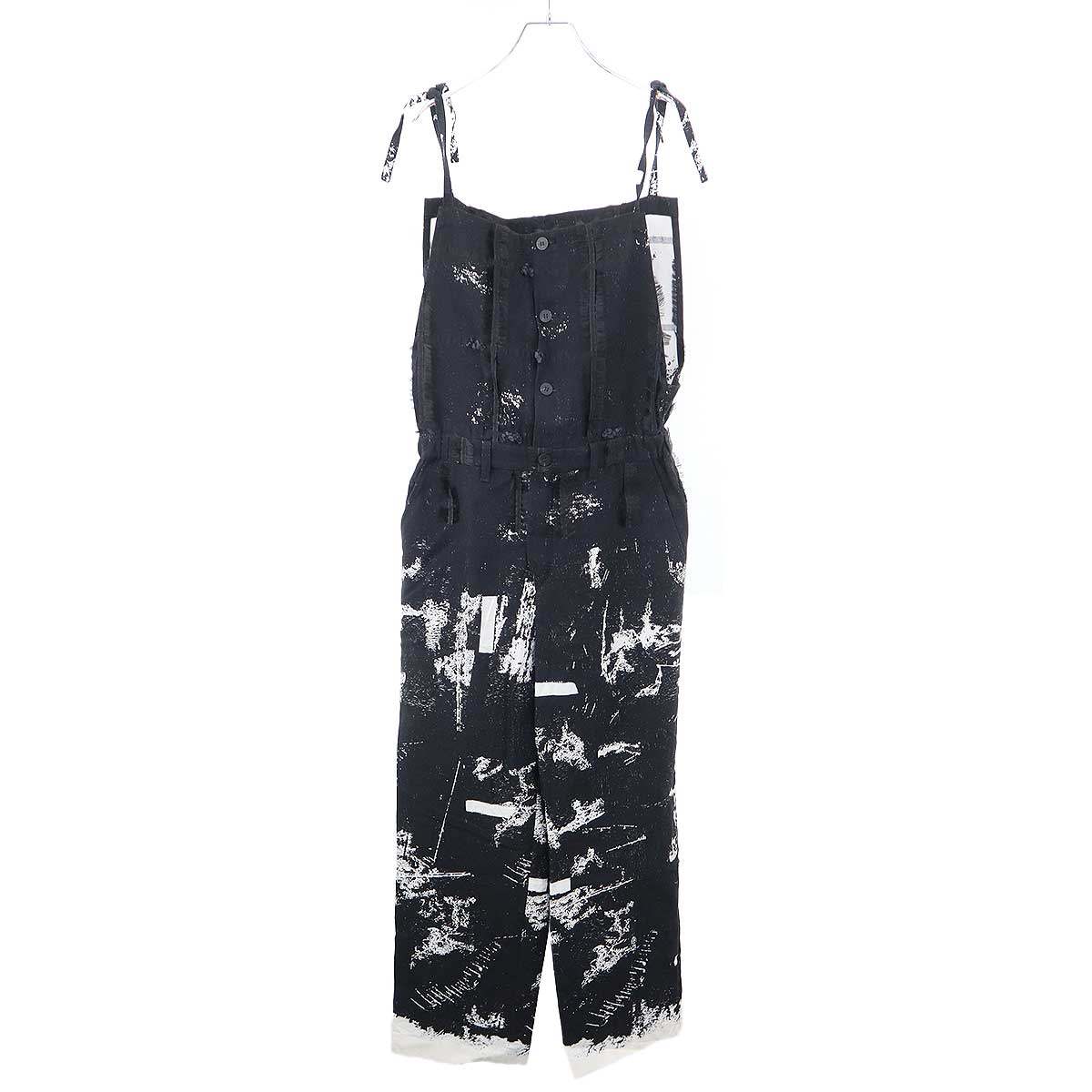 HaaT ISSEY MIYAKE ハート形イッセイミヤケ 26SS KOKUYU 黒釉ジャガードジャンプスーツ HA61FI723 黒いこと×白いこと 2 【中古】 IT1YPO9ZCPCF
