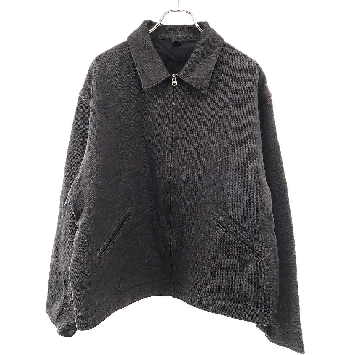 COMOLI コモリ 26SS ヘンプダックジップショートジャケット D01-01028 濃灰色 3 【中古】 ITFGLHFKAZ84
