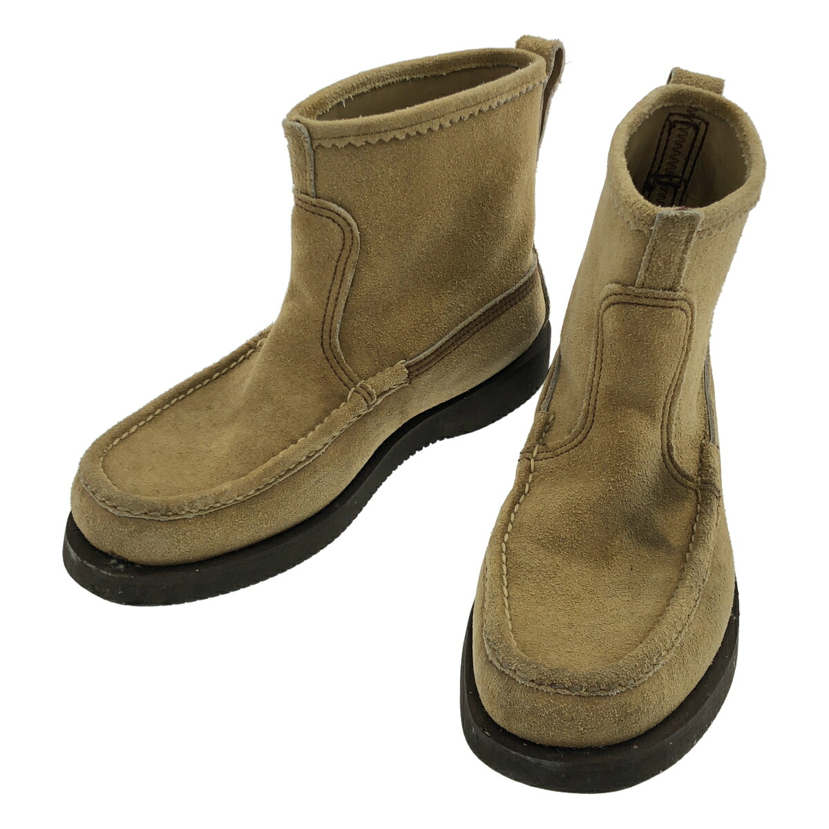 Russell Moccasin ラッセルモカシン KNOCK-A-BOUT ブーツ 4343 ベージュ 8 1/2 【中古】 IT5PMSV50PDO