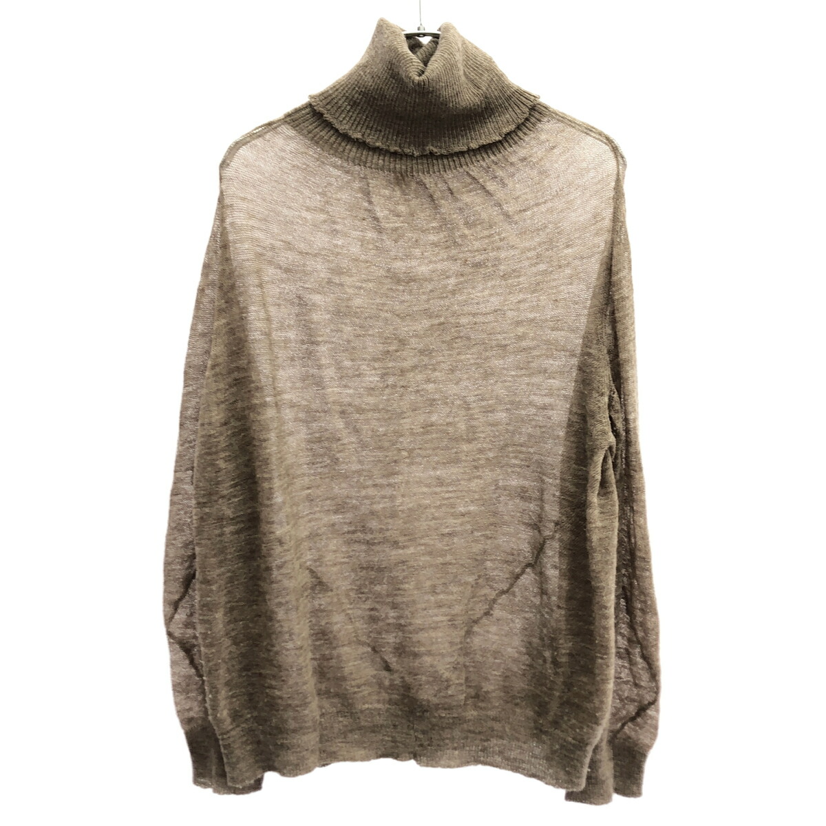 DRIES VAN NOTEN ドリスヴァンノッテン アルパカ羊毛 タートルネックニットセーター  ベージュ S 【中古】 ITPSK252Z6Q0