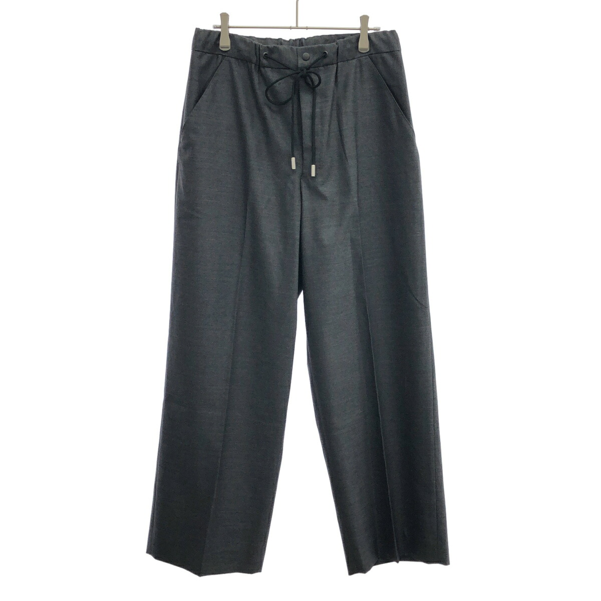 THE RERACS ザ 紫はしどいクス 20AW WIDE EASY SLACKS ワイドイージースラックスパンツ 20FW-REPT-192 薄墨色 46 【中古】 ITCJOAW8YYNF