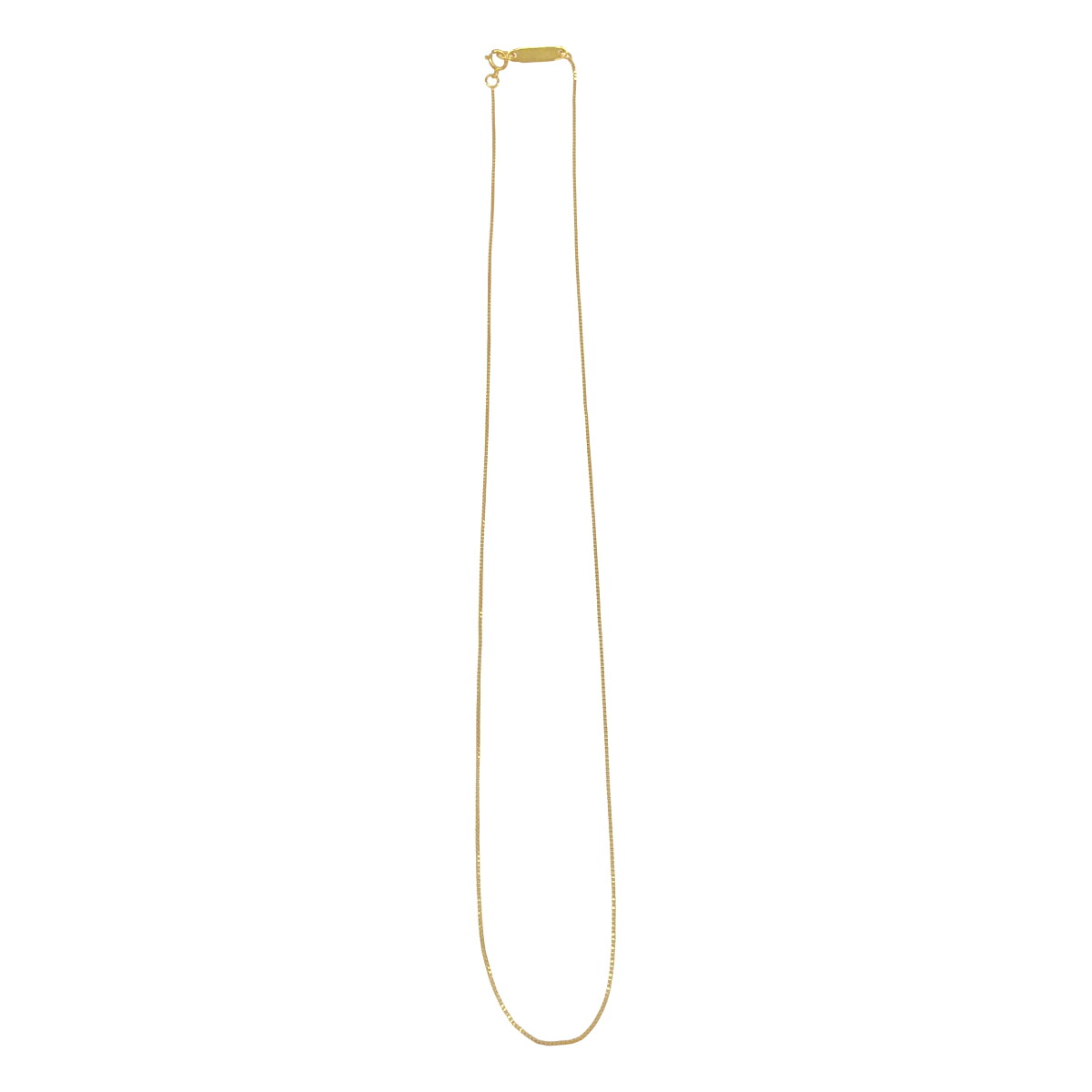 plllllleeeasse プリーズ chain necklace チェーンネックレス ゴールド 【中古】 ITD45U5H9XIW｜MODESCAPE 店