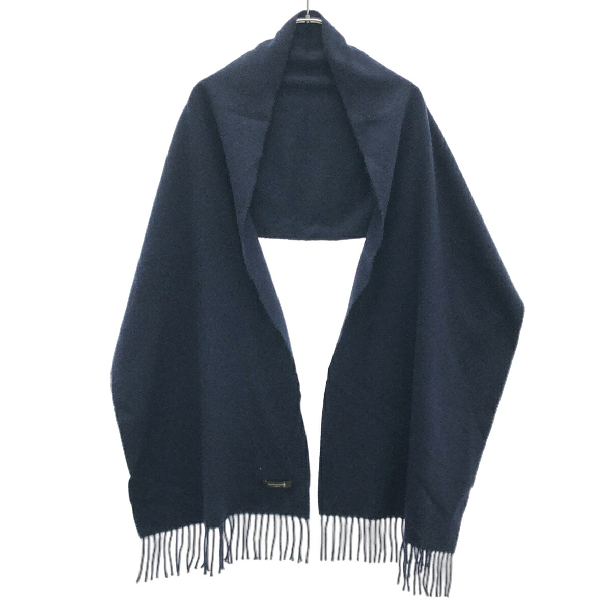 MACKINTOSH マッキントッシュ カシミヤフリンジストール G1708-600-29 米国海軍  【中古】 ITLUMR4UK5ES