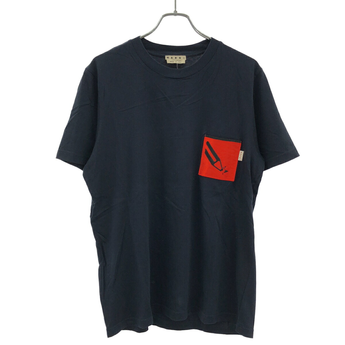 MARNI マルニ 20AW 衣嚢継ぎ切れプルオーバー HUMU0166P0 S22763 米国海軍 50 【中古】 ITLPJ4F3XEN0