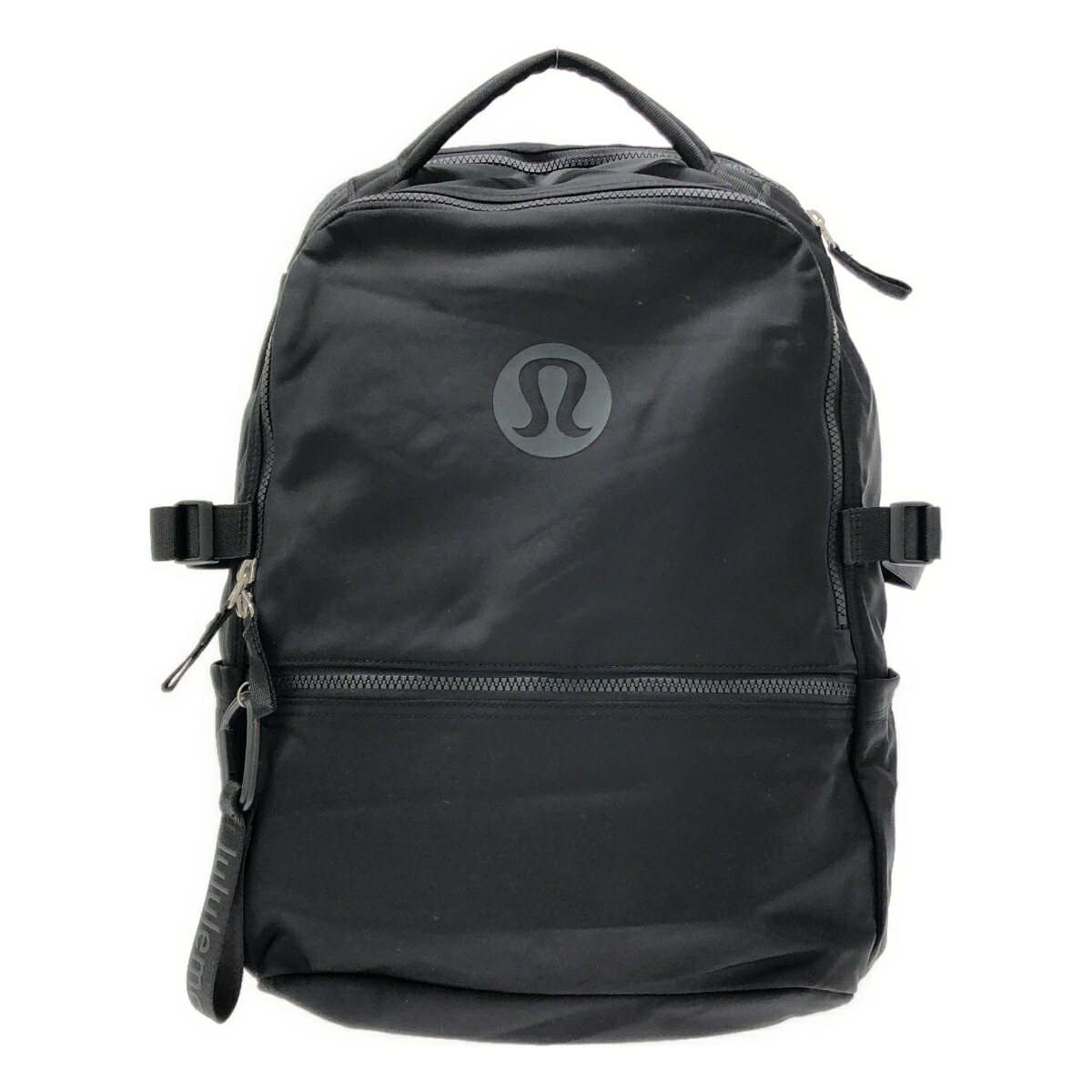 lululemon ルル檸檬 New Crew Backpack うしろ側容器に並べる LU9815S 黒いこと  【中古】 IT7G0HAGOKXW