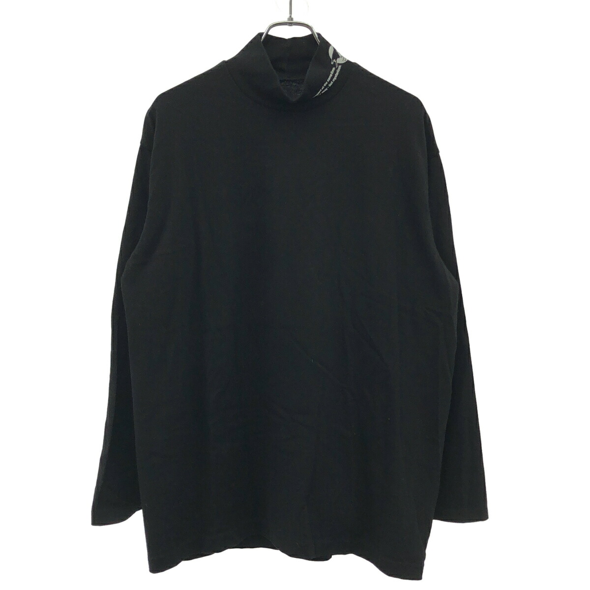 s\u0027yte by Yohji Yamamoto×KUME.JP 敷き地 バイ ヨウジヤマモト×久米衣料繊維 ハイネックロングスリーブプルオーバー UV-T34-006 黒いこと 4 【中古】 ITBVSKUPXF7G