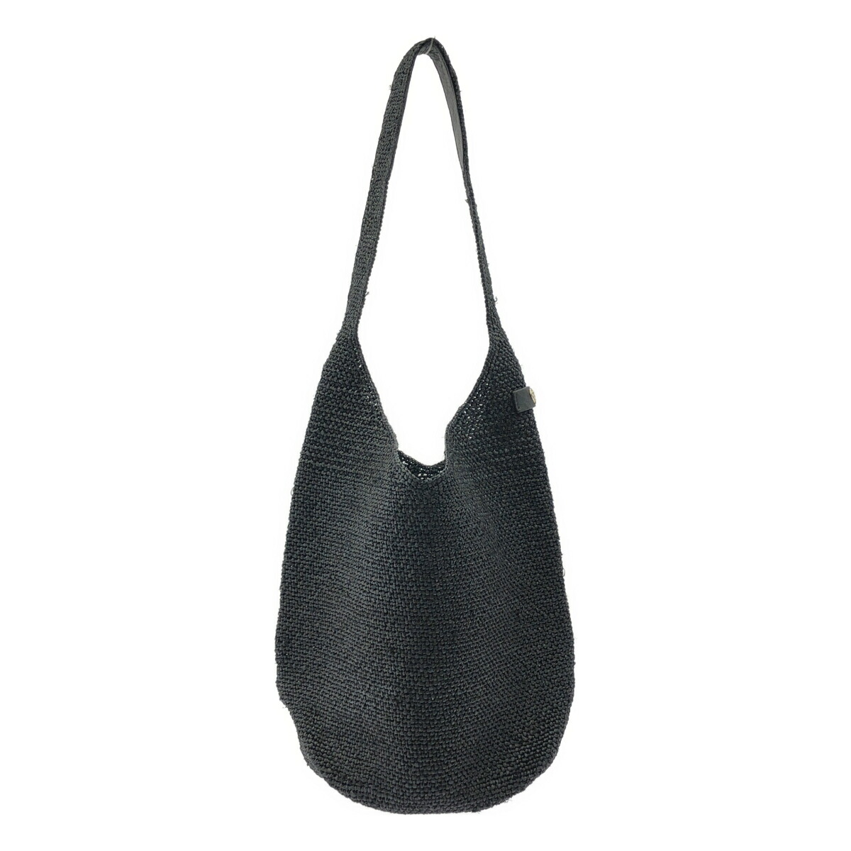 HELEN KAMINSKI ヘレンカミンスキー Carillo ラフィア ショルダーバッグ  黒いこと  【中古】 IT7A4FK3UB6E