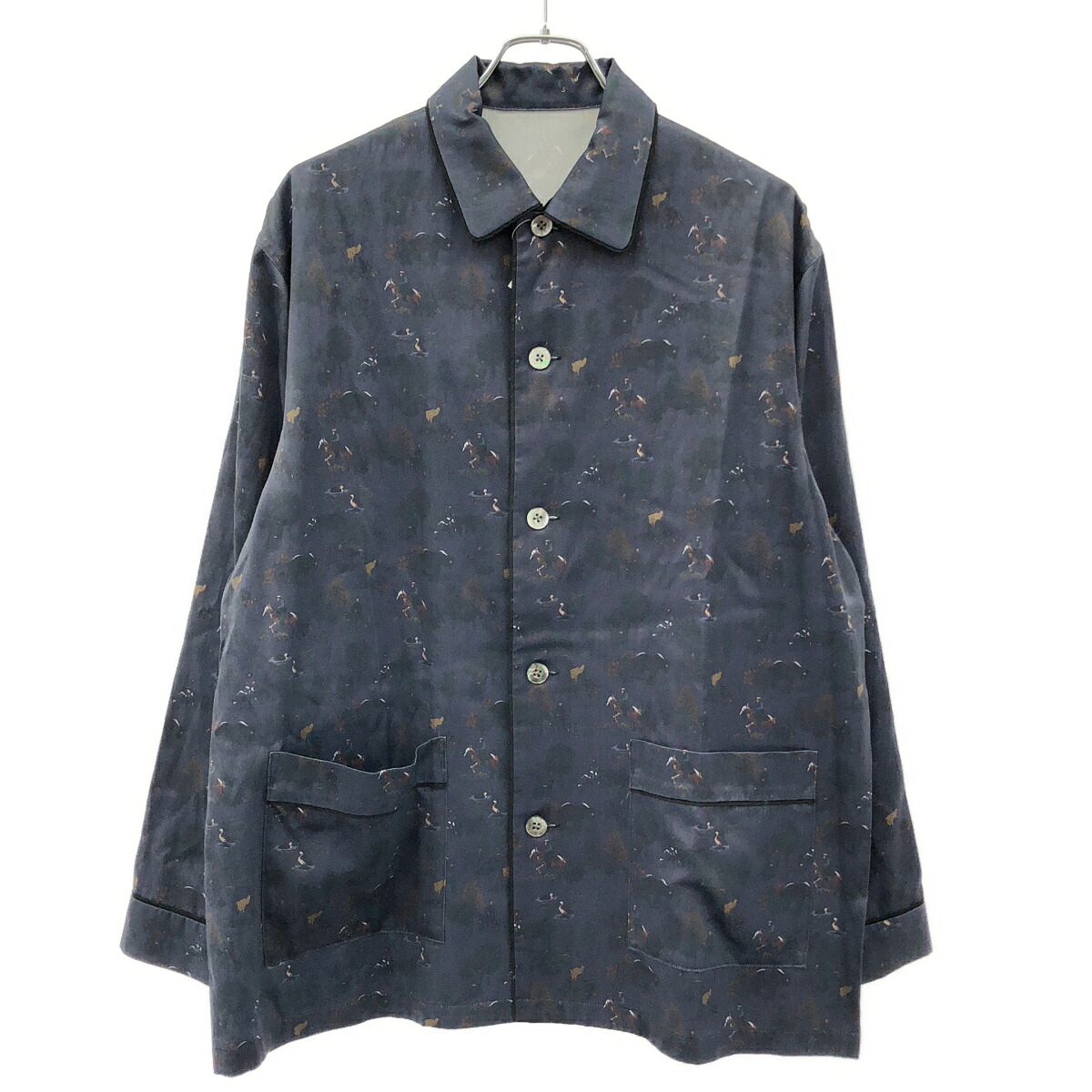 URU ウル 24AW シャツ 24FRC01 ネイビー系 2 【中古】 ITGZG8XRA7RG｜MODESCAPE 店
