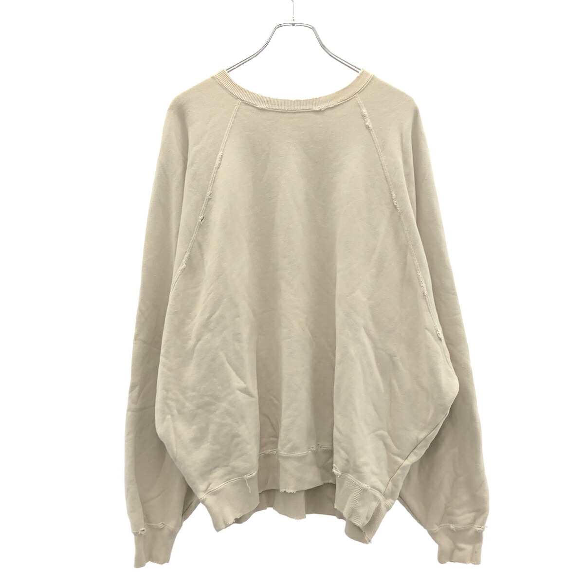LON ロン Two Side Sweatshirt リバーシブルフェードスウェットトレーナー lon-f-0806 ベージュ F 【中古】 ITPLO21LJMUM｜MODESCAPE 店