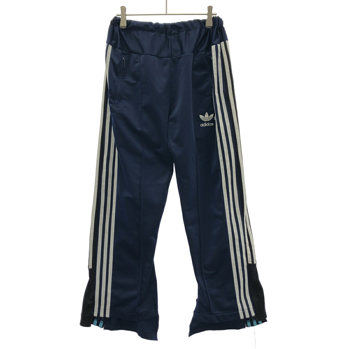 DISCOVERED ディスカバード NEWSED Docking Wide Track Pants 再構築トラックパンツ ブルー F 【中古】 ITKTTA5A3VRS|MODESCAPE 店
