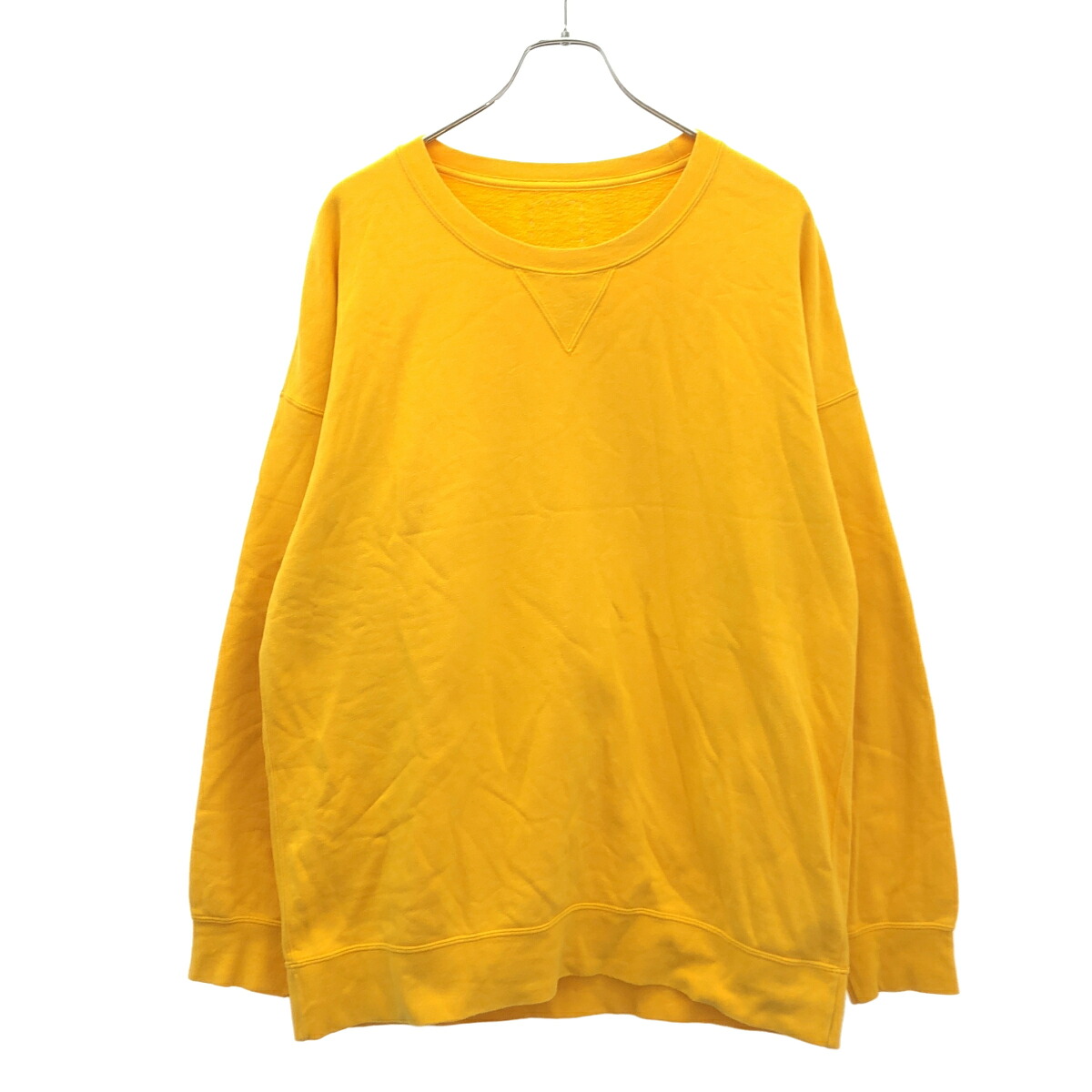visvim ビズビム 19AW JUMBO SB SWEAT L/S スウェットトレーナー 0119205010014 イエロー 3 【中古】 ITAJL0HGVKCO|MODESCAPE 店