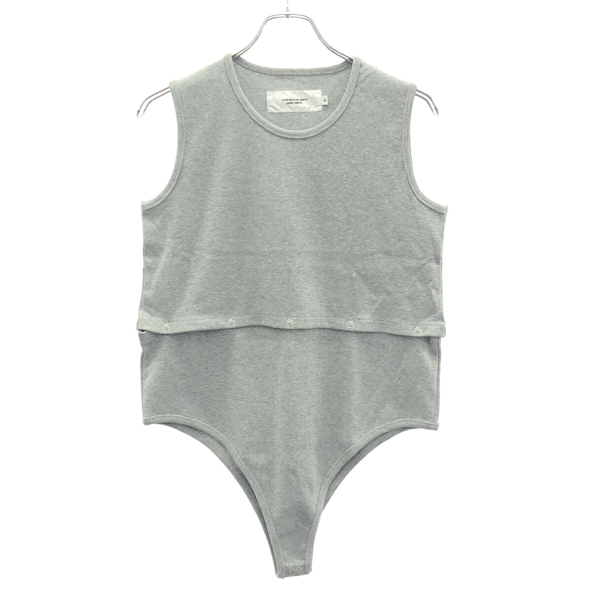 JOHN MASON SMITH ジョン メイソン スミス 26SS COTTON RIB SEPARATE ROMPER TANK TOP セパレートタンクトップ 26SCT-455L グレー 38 【中古】 ITDM5F81ZGJE｜MODESCAPE 店