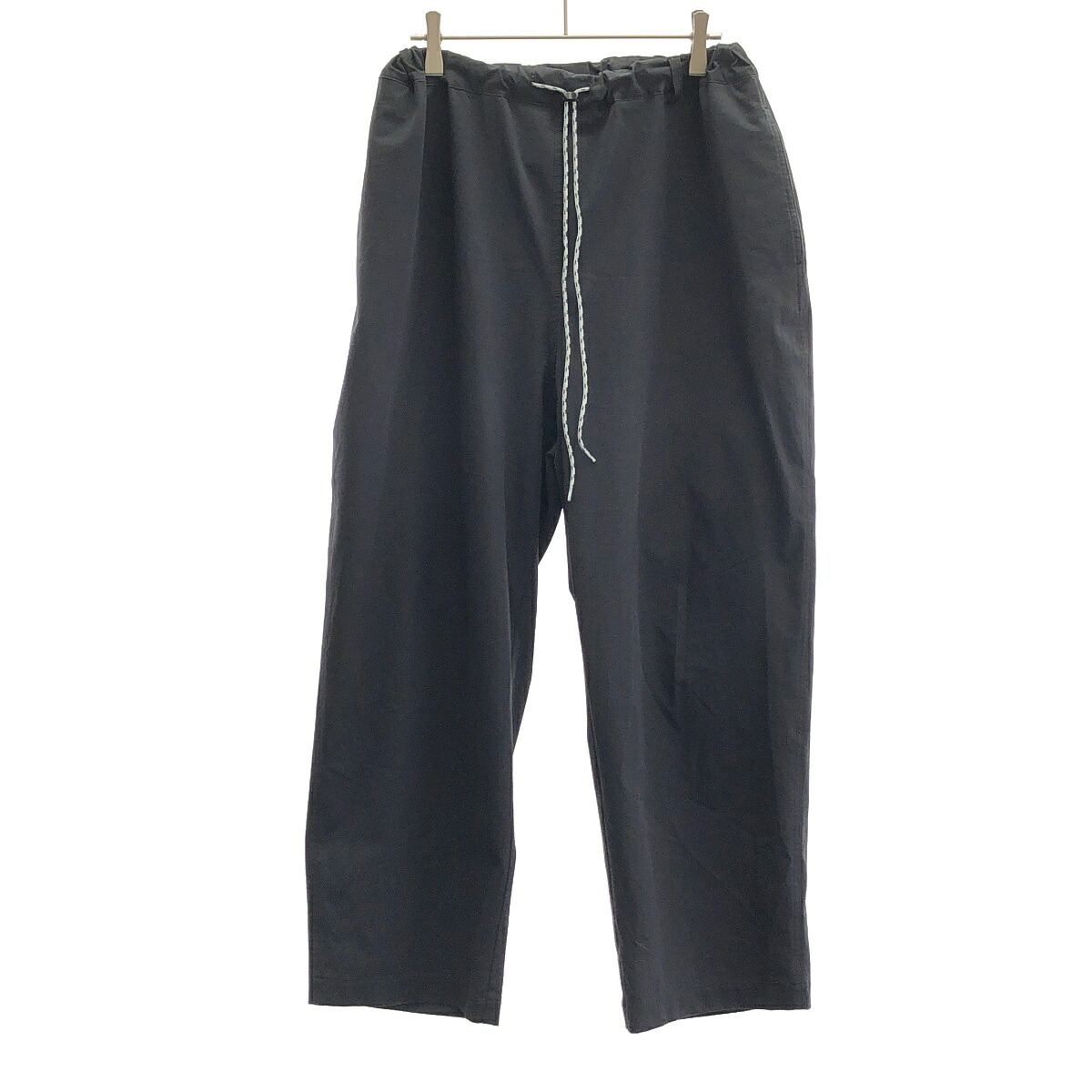 PROPS STORE プロップス ストア Stretch Polyester Easy Trousers イージーパンツ ブラック M 【中古】 ITC5RRPFVS1H|MODESCAPE 店