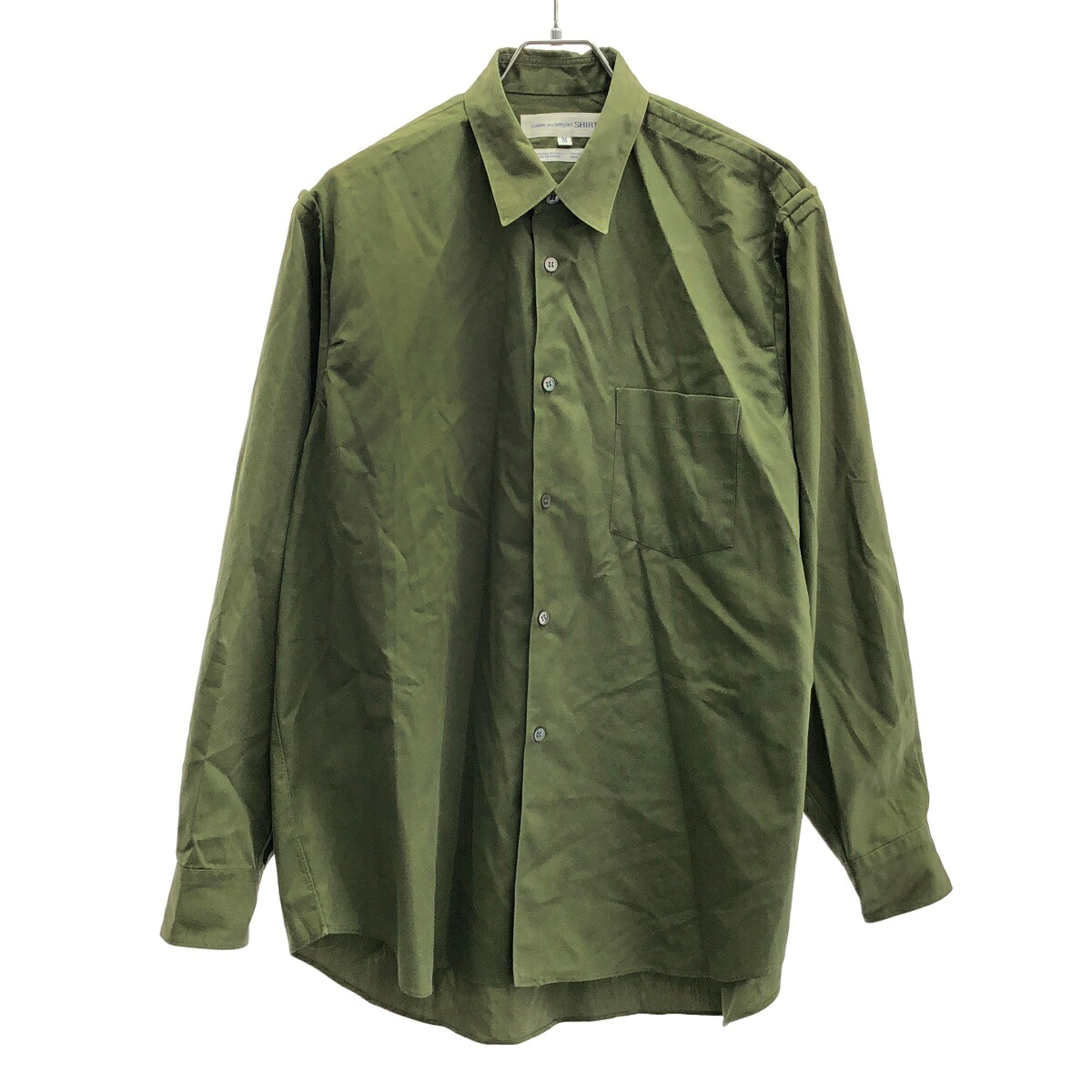 COMME des GARCONS SHIRT コムデギャルソンシャツ シャツ カーキ M 【中古】 ITTI7YCDSF7Y｜MODESCAPE 店
