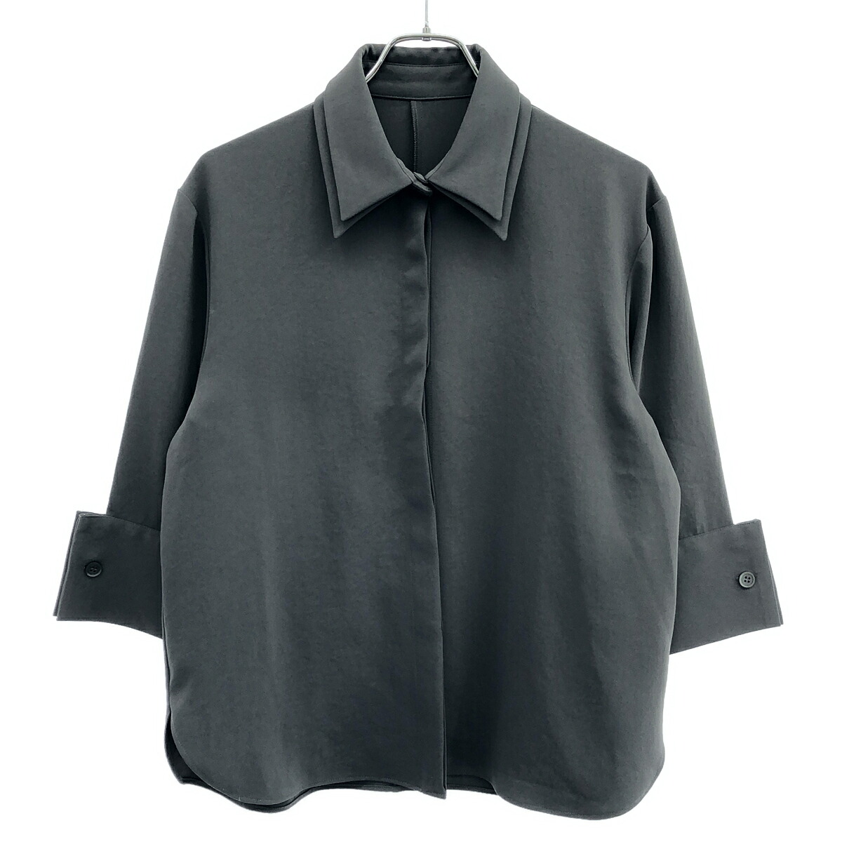 RIM.ARK リムアーク 26SS W-collar classical blouse ダブルカラークラシカルブラウス 460JSS30-0541 チャコールグレー系 F 【中古】 ITJZI7H8A3EO｜MODESCAPE 店 11,481円