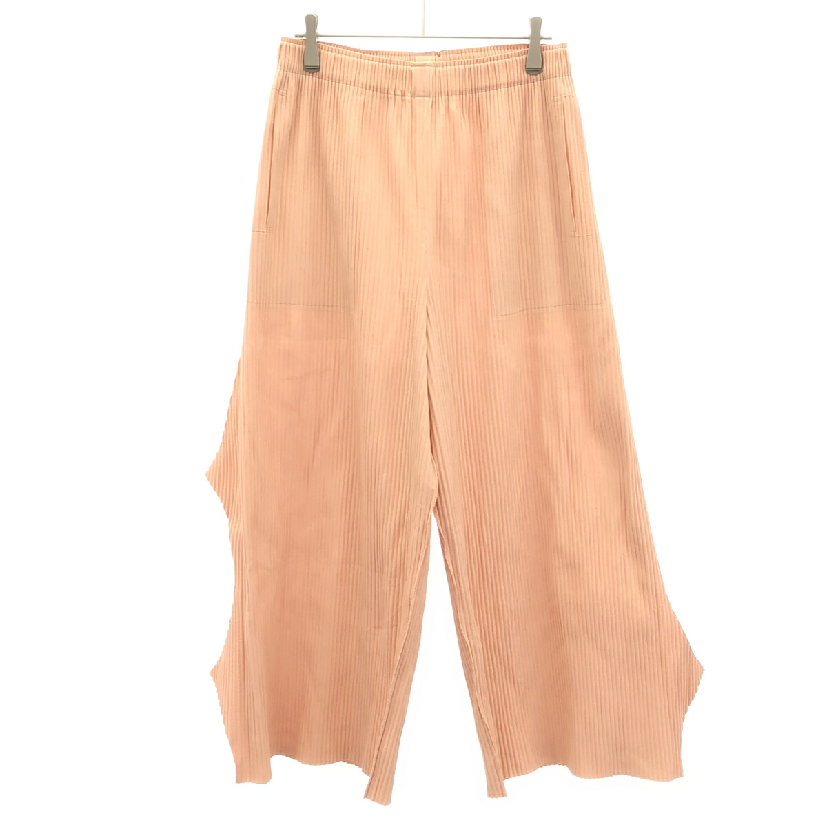 me ISSEY MIYAKE ミーイッセイ ミヤケ 26SS FINE KNIT PLEATS BOTTOM 2 パンツ MI62KF679 ピンクベージュ系 F 【中古】 ITFIUYD2D820|MODESCAPE 店