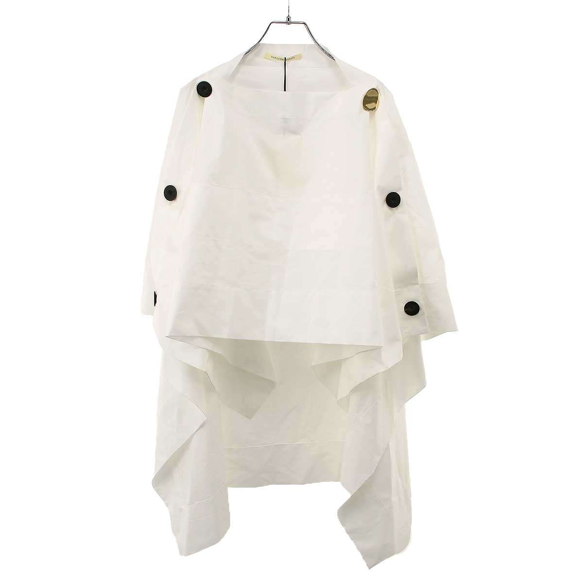 HARUNOBUMURATA ハルノブムラタ 26SS NORIN ASYMMETRY SHIRT ノリンアシンメトリーロングスリーブシャツ HM26S764-STY13 ホワイト 36 【中古】 ITP96UYG0Y4E|MODESCAPE 店