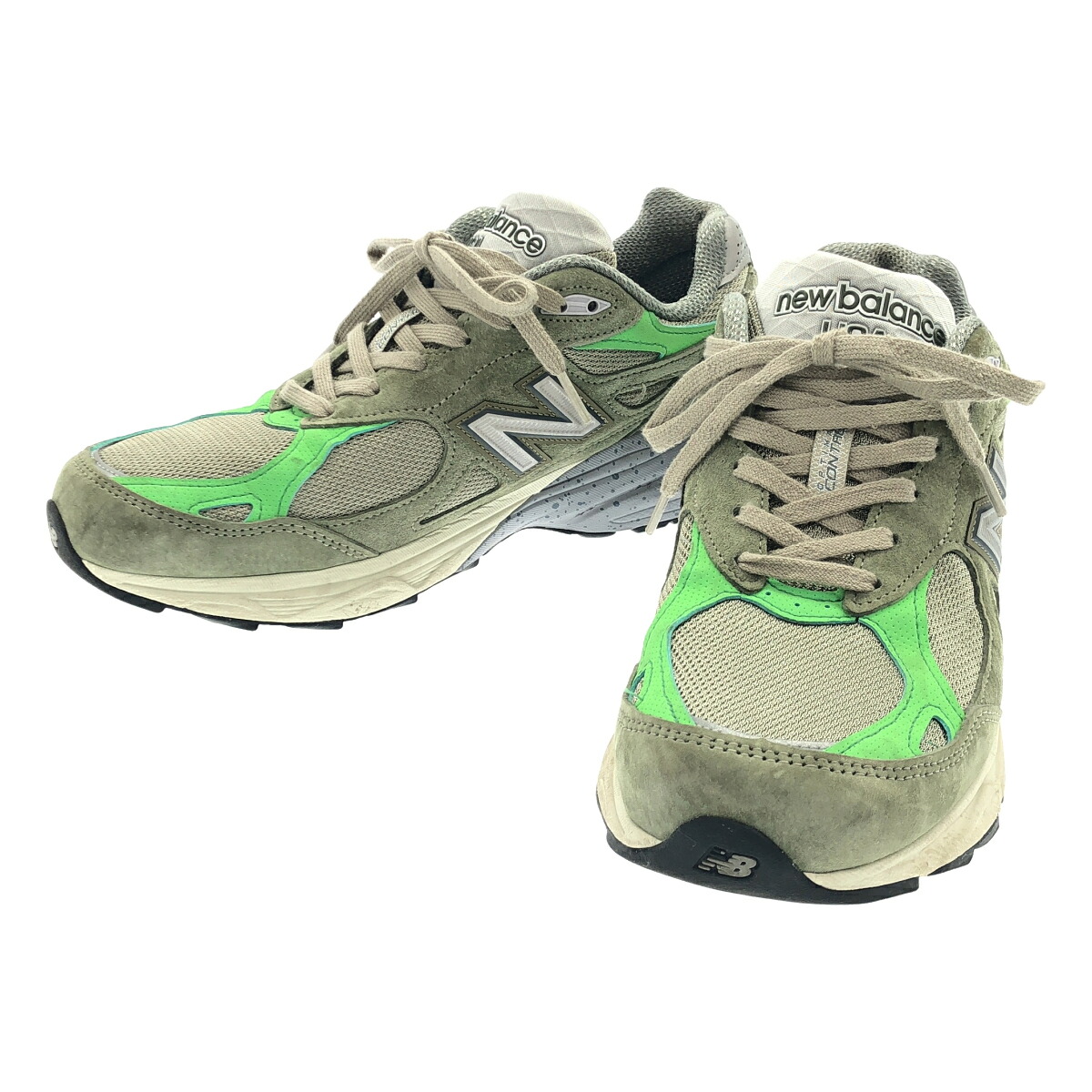 NEW BALANCE×Patta ニューバランス×パタ M990PP3 スニーカー グリーン系 27cm 【中古】 IT9HH66DAYVK|MODESCAPE 店