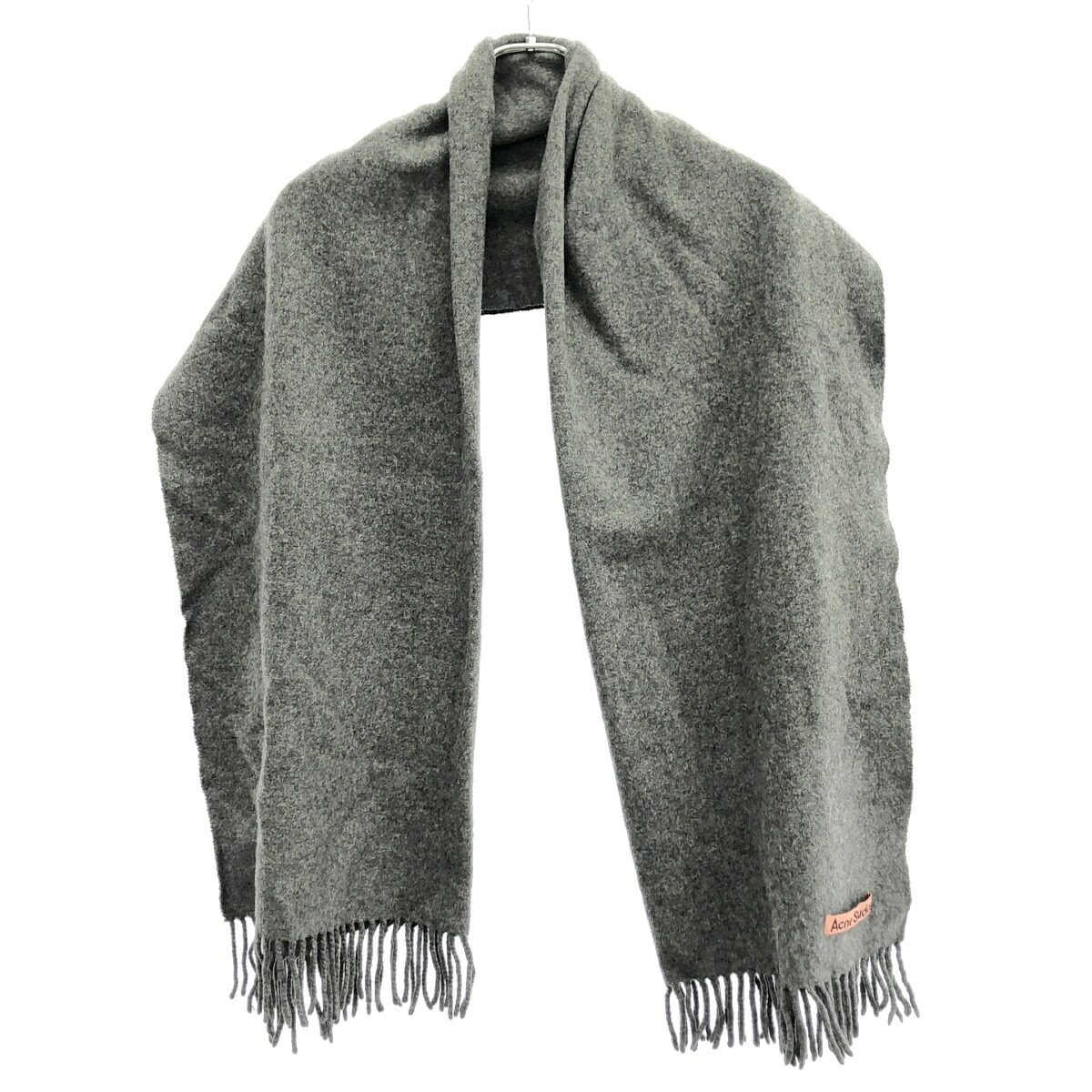 Acne Studios アクネストゥディオズ フリンジマフラー CA0102 グレー 【中古】 ITX1PMEI9VXC｜MODESCAPE 店