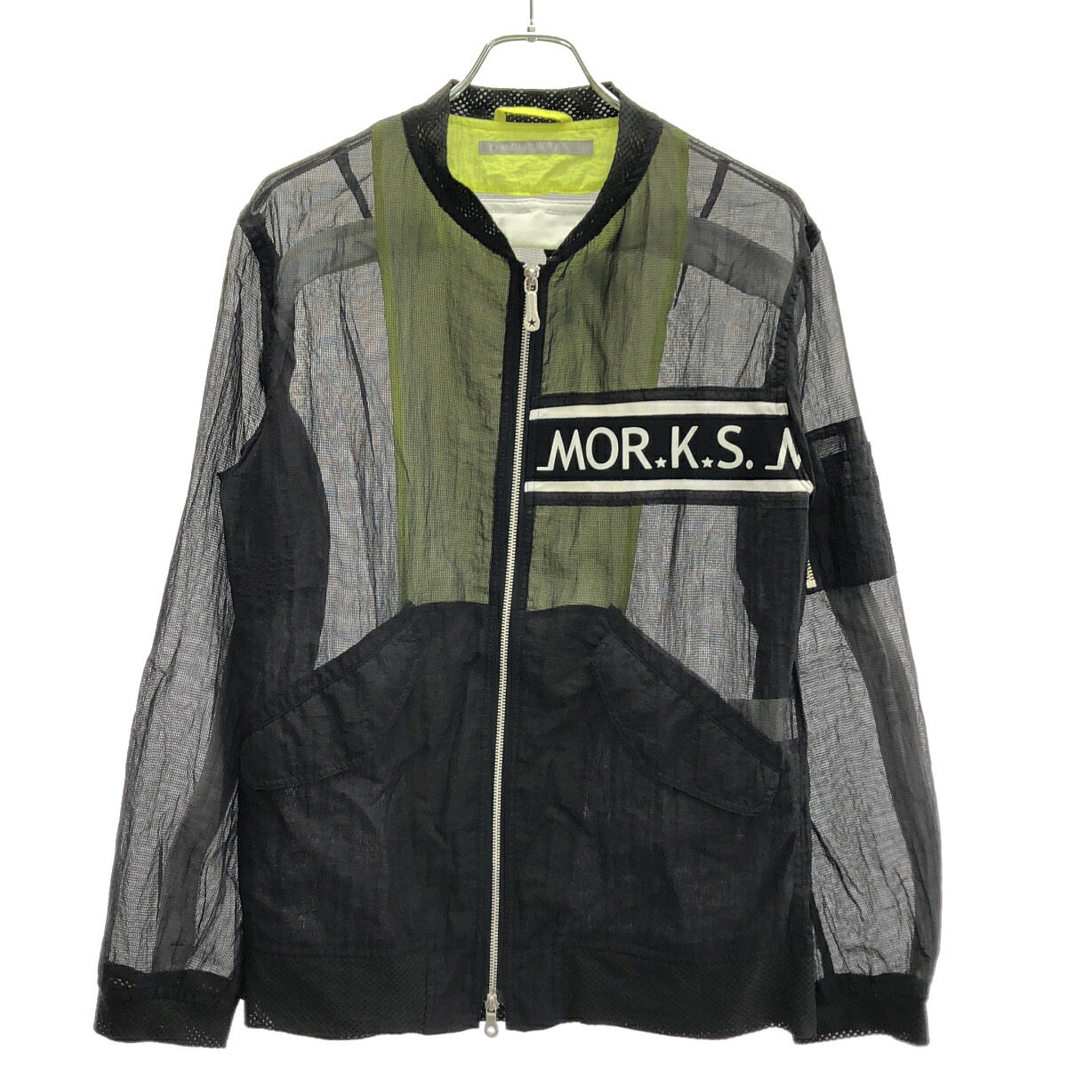 FranCisT_MOR.K.S フランシストモークス Ultralight NylonMesh Summer MA-1 Blouson ナイロンメッシュブルゾン M/MO2652 ブラック 4 【中古】 IT0NZ3KH4B00｜MODESCAPE 店