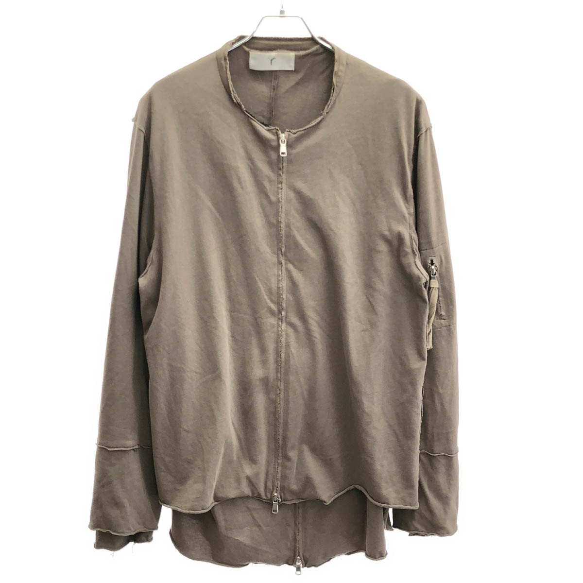 ASKYY アスキー 21SS SEPARATE BOMBER JACKET セパレートボンバージャケット J6 ブラウン系 3 【中古】 ITMZ63GS6QT3｜MODESCAPE 店
