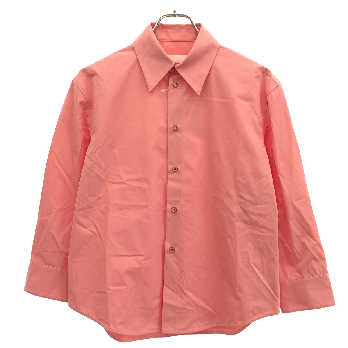 JIL SANDER ジルサンダー 24SS クロップドボックスシャツ J02DL0002 J45202 ピンク 32 【中古】 ITP3RWLW5720｜MODESCAPE 店