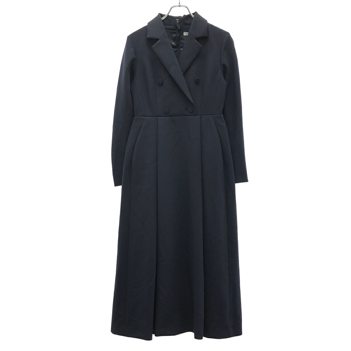COLUMN コラム 襟付きシェイプワンピース 42-140-11-100029 ネイビー 38 【中古】 ITPAOLD9P13C｜MODESCAPE 店