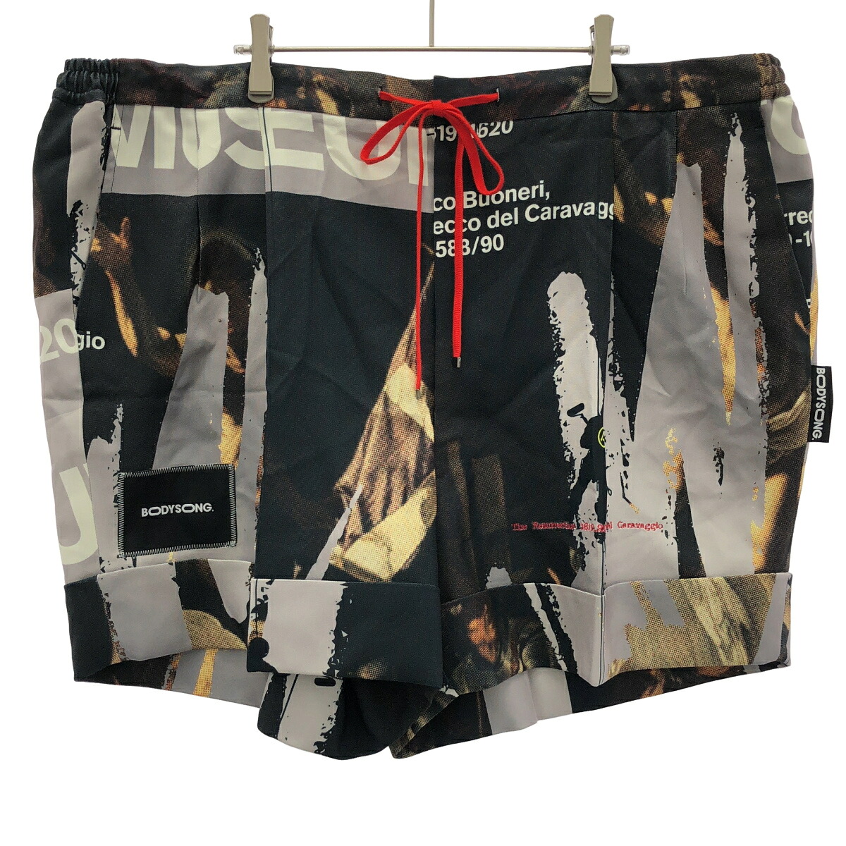 body song.&times;A2Z ボディソング THEBIGGEST MASTERPIECE Caravaggio ショートパンツ ブラック系 ー 【中古】 IT6TAJHGUSK9｜MODESCAPE 店