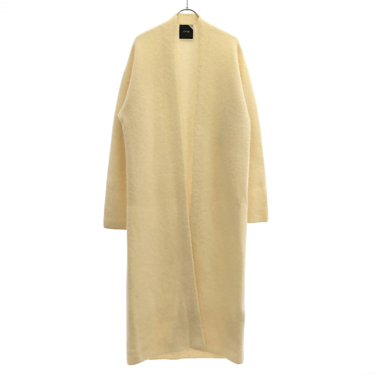 ATON エイトン ロングカシミヤニットカーディガン 6313835 アイボリー 02 【中古】 ITK1HN9P4EJB|MODESCAPE 店