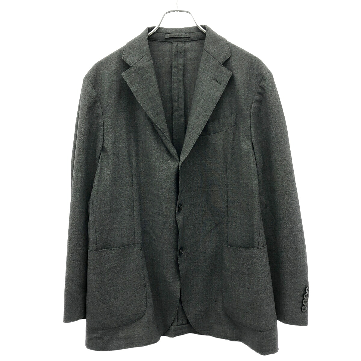 LARDINI ラルディーニ 3Bジャケット&スラックスパンツ セットアップスーツ SU.806ーA グレー 50 【中古】 ITAO4P072V0A|MODESCAPE 店