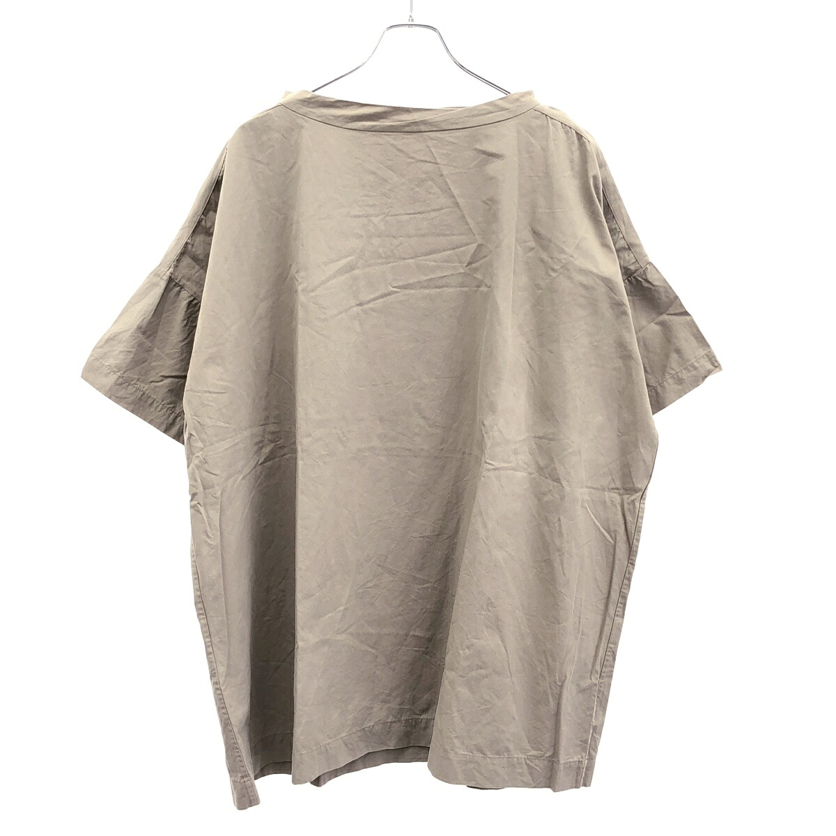 ARTS&SCIENCE アーツアンドサイエンス コットンシャツワンピース 081-U648-040 グレージュ系 1 【中古】 ITK4Y9NCLC9M｜MODESCAPE 店