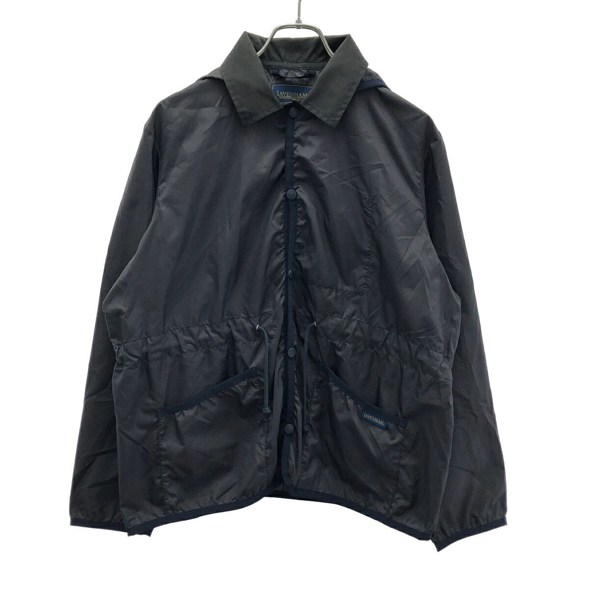 LAVENHAM ラベンハム LAVENSTER GATHERED WAIST RAYDON ラブンスターギャザードウエストレイドンジャケット ネイビー 40 【中古】 ITY79WK2LGBK|MODESCAPE 店