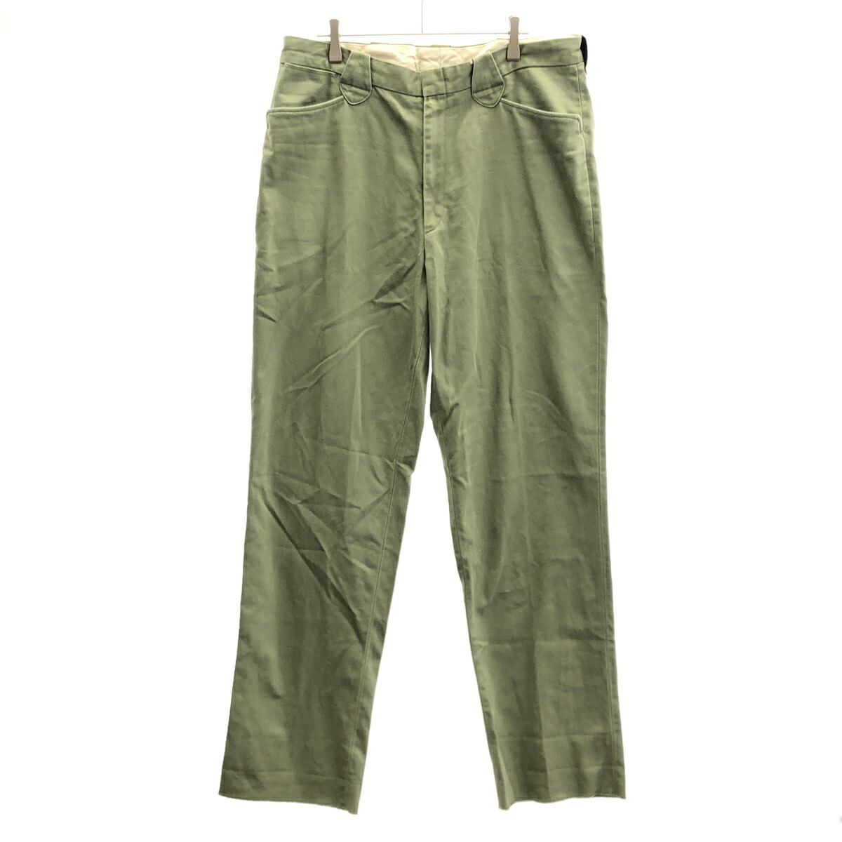 MASSES マシス WESTERN PANTS ウエスタンパンツ カーキ L 【中古】 ITVEKZBZSK2S｜MODESCAPE 店 16,394円