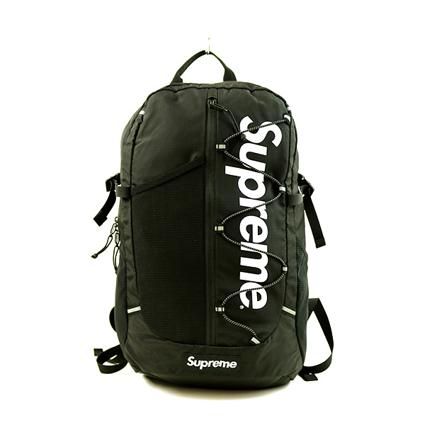 MODESCAPE Rakuten Ichiba Shop: Supreme シュプリーム 17SS Backpack logo nylon backpack brand black ...