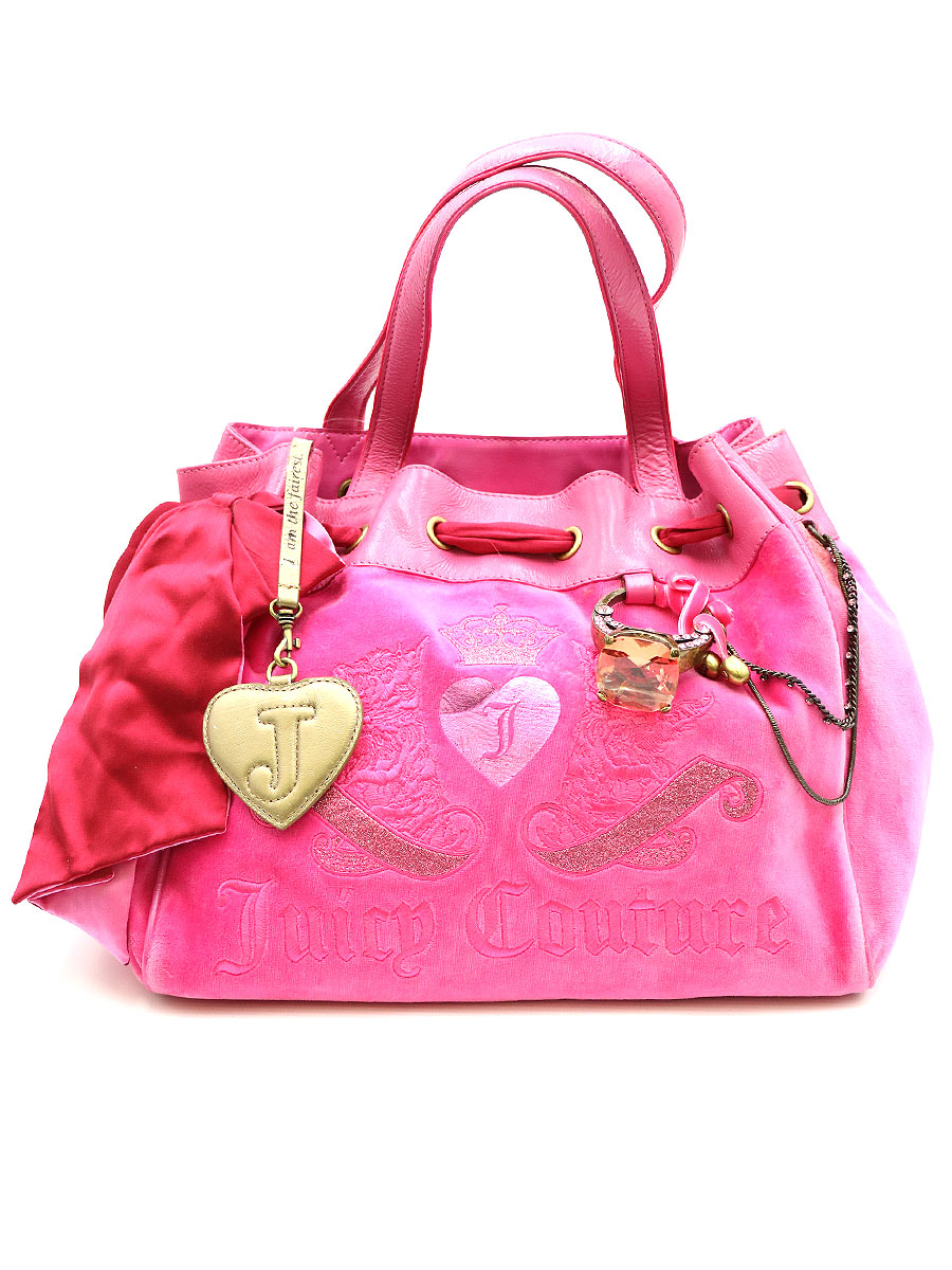 juicy couture handbags pink velour