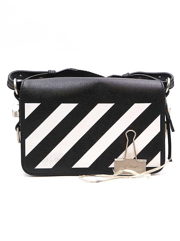 楽天市場】OFF-WHITE オフホワイト Mini Binder Clip crossbody bag