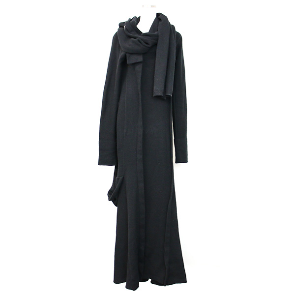 【楽天市場】【中古】Yohji Yamamoto FEMME ヨウジヤマモトファム 18AW LOOK22 カシミヤ混ストールドッキングニット