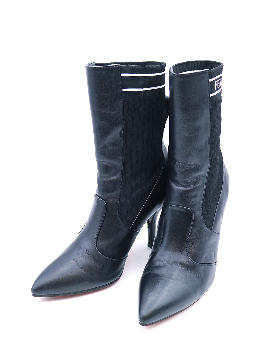 fendi black sock boots