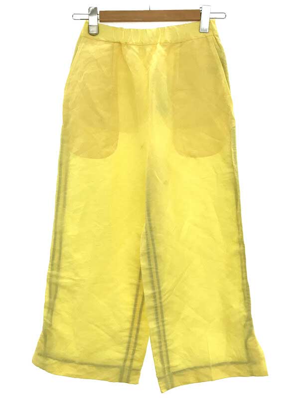 【楽天市場】MYLAN マイラン 20SS Shine Linen Slim Pants リネンストレッチパンツ イエロー サイズ:S