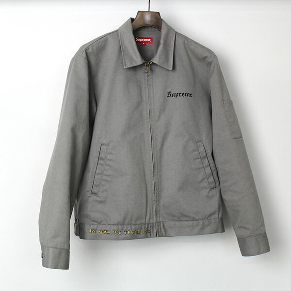 grey supreme jacket