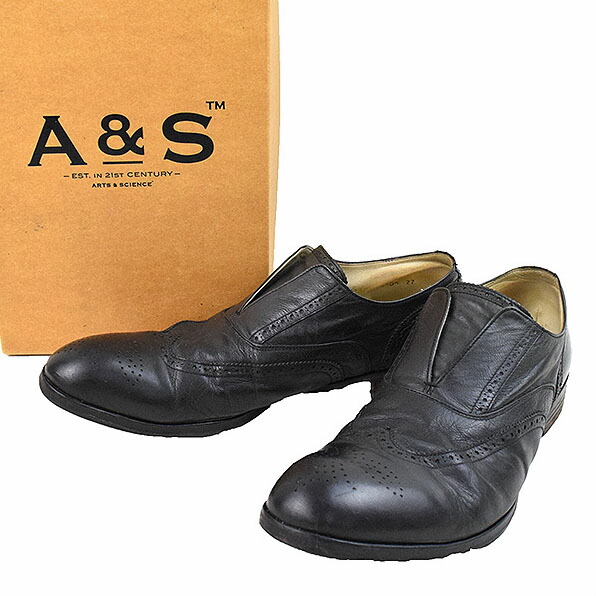 楽天市場 中古 Arts Science アーツ サイエンス レースレスレザーシューズ ブラック 27cm メンズ Modescape 楽天市場店 楽天市場 中古 Arts Science アーツ サイエンス レースレスレザーシューズ ブラック 27cm メンズ Modescape 楽天市場店